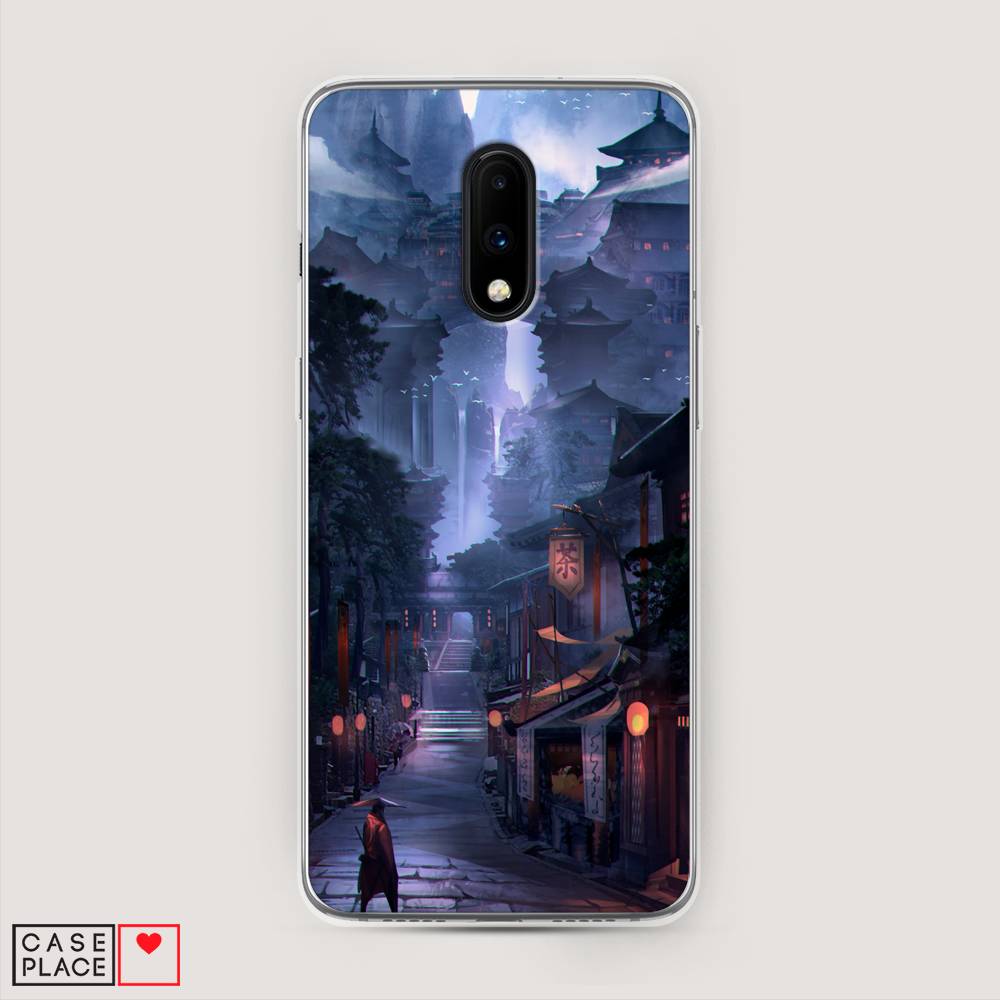 

Чехол Awog на OnePlus 7 / ВанПлас 7 "Одинокий самурай", Синий;черный;коричневый, 150750-10