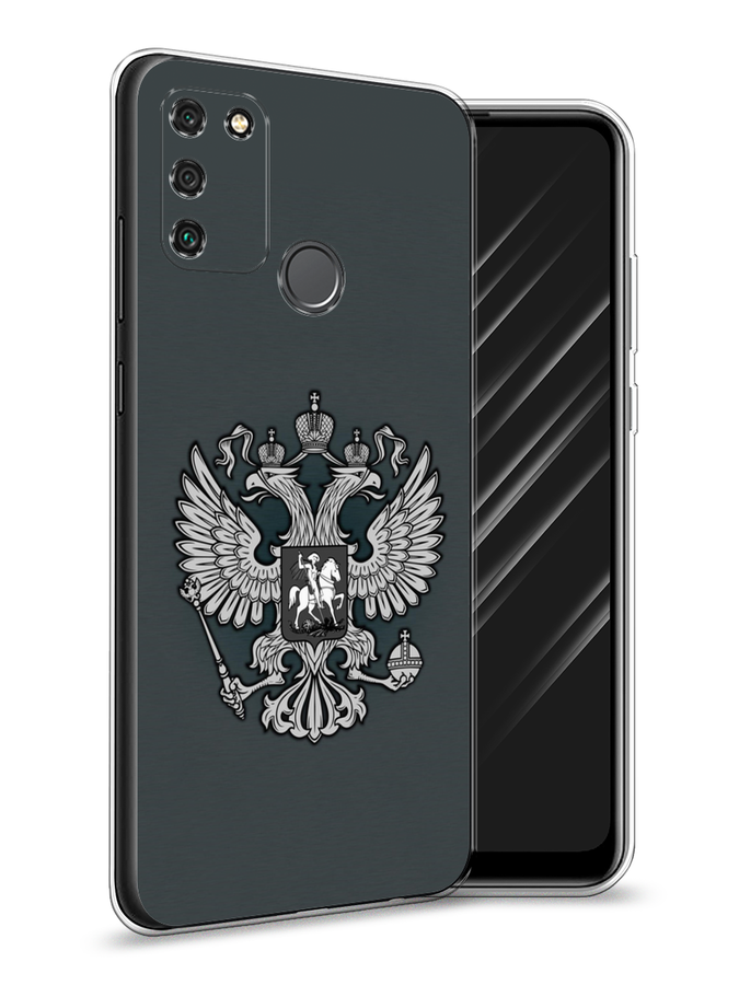 

Чехол Awog на Honor 9A "Герб России серый", 612350-5