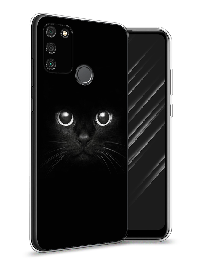 

Чехол Awog на Honor 9A "Взгляд черной кошки", Черный, 612350-1