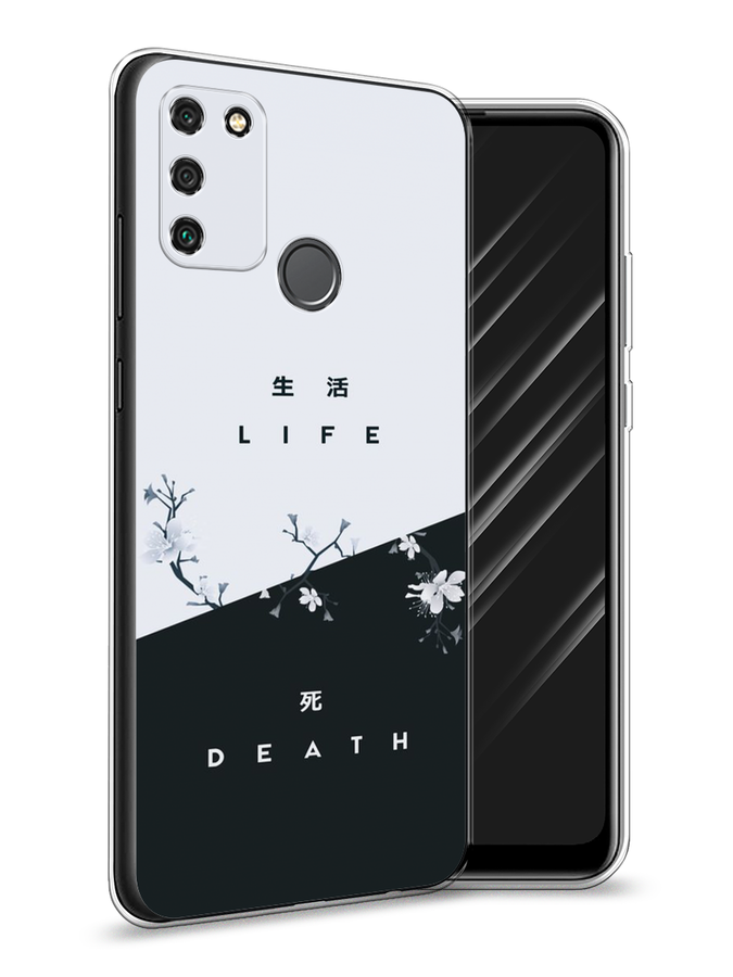 

Чехол Awog на Honor 9A "Life and death", Черный;серый, 612350-7