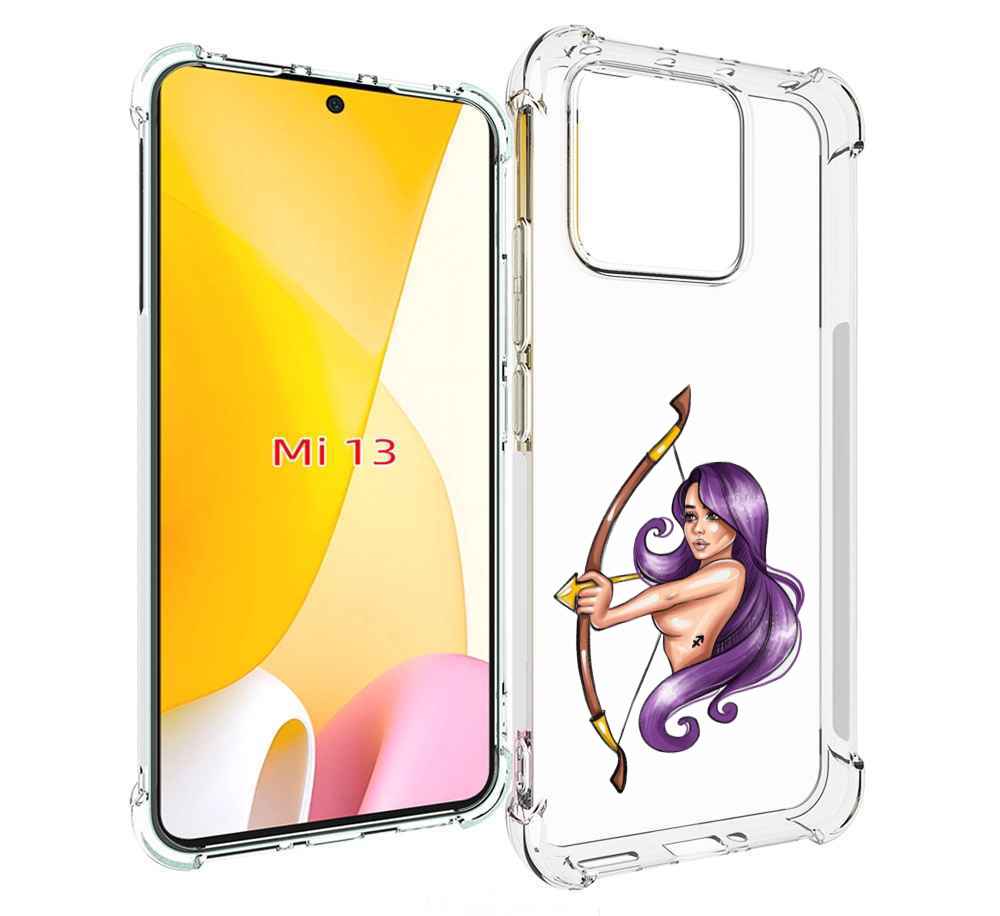 

Чехол MyPads Девушка-Стрелец женский для Xiaomi 13, Прозрачный, Tocco