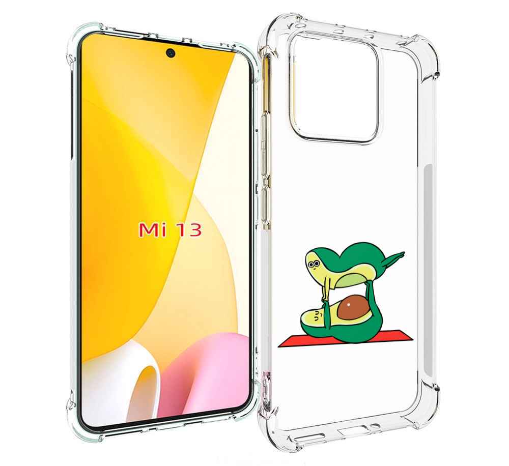 

Чехол MyPads Две-половинки для Xiaomi 13, Прозрачный, Tocco
