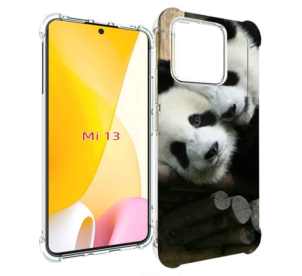 

Чехол MyPads Две-панды для Xiaomi 13, Прозрачный, Tocco