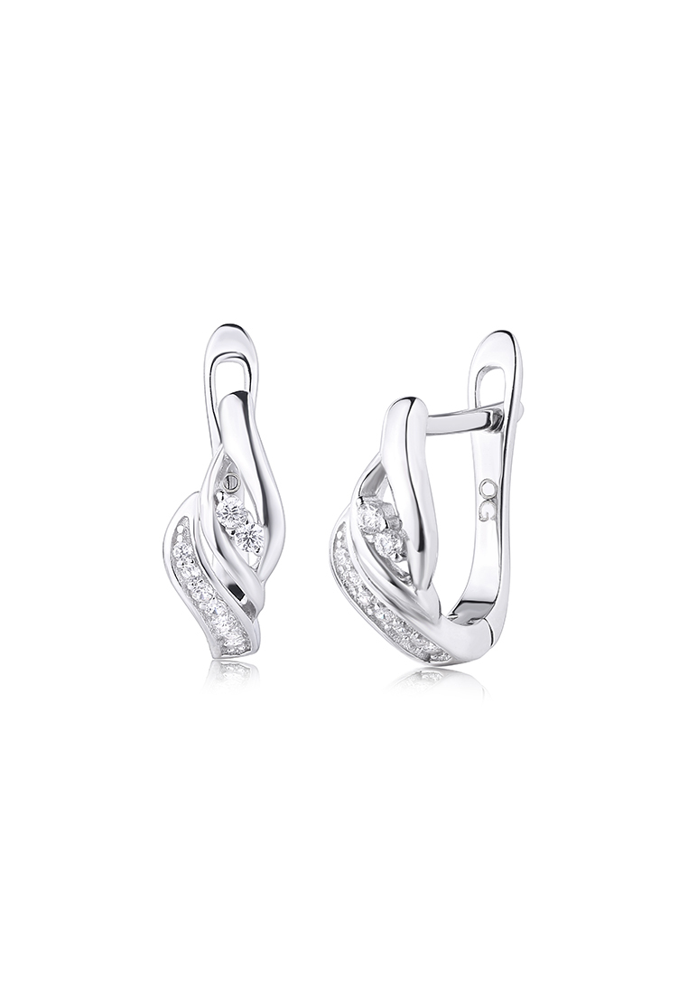 

Серьги из серебра с фианитом Ogisana 71-SE1260, 71-SE1260