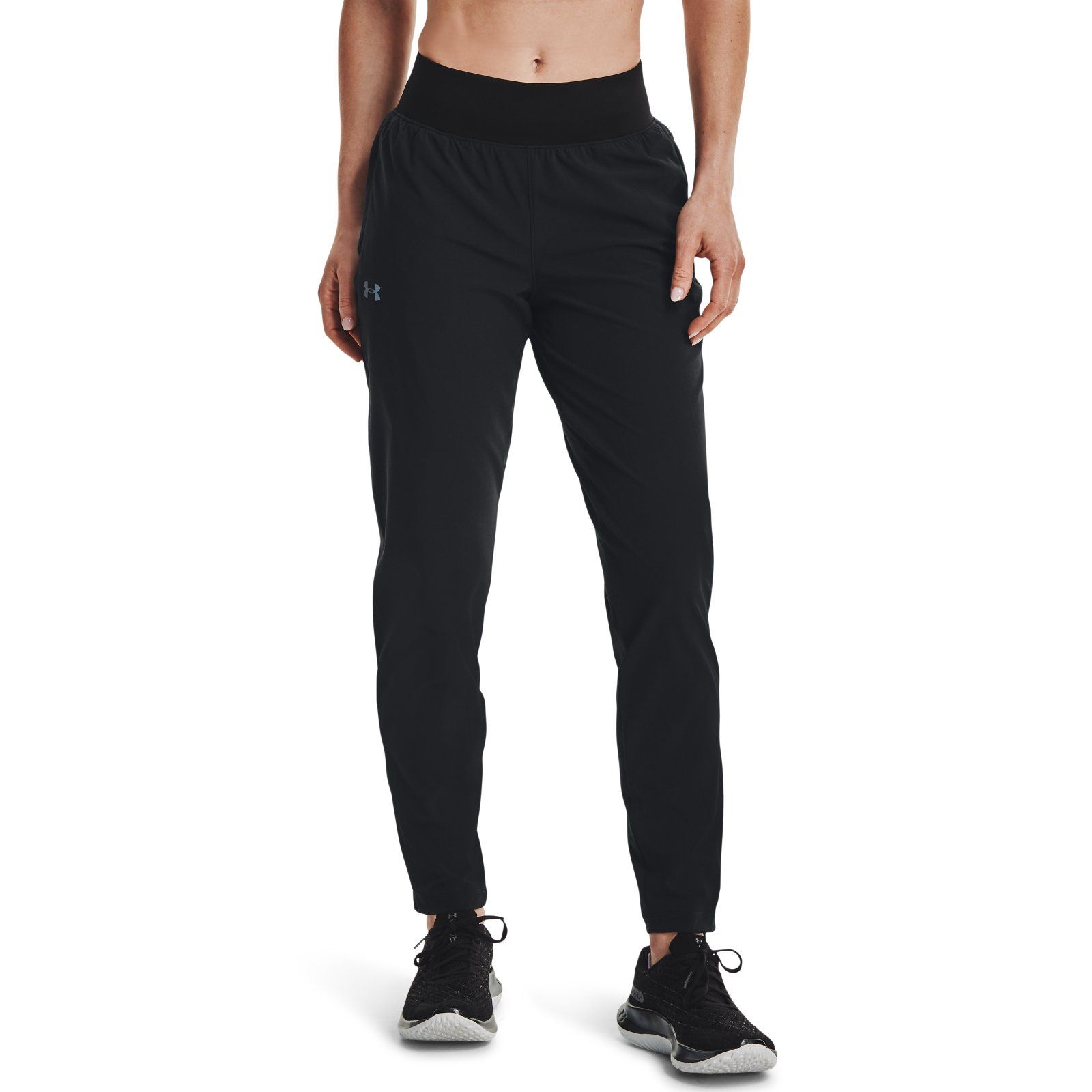 фото Спортивные брюки женские under armour 1365648-001 черные md eu