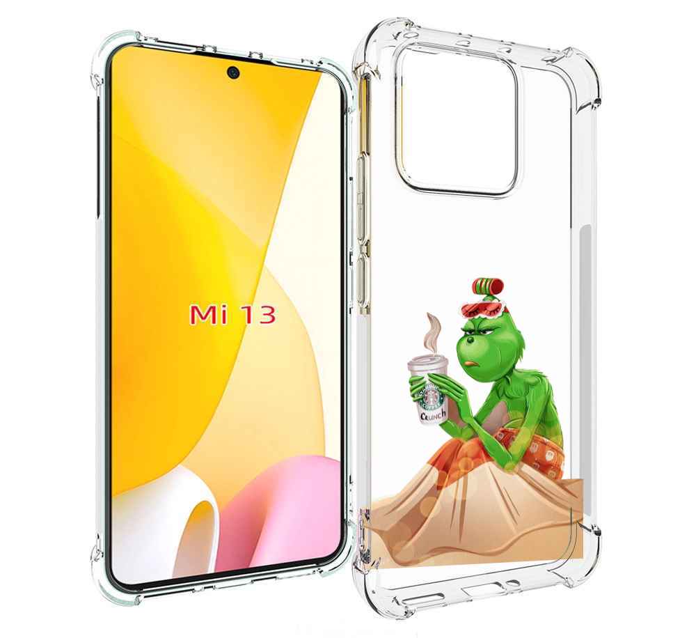 

Чехол MyPads Гринч-в-платье для Xiaomi 13, Прозрачный, Tocco