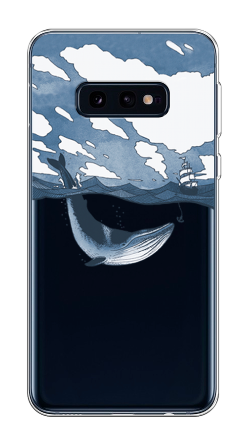 

Чехол на Samsung Galaxy S10E "Большой кит", Синий, 27250-1