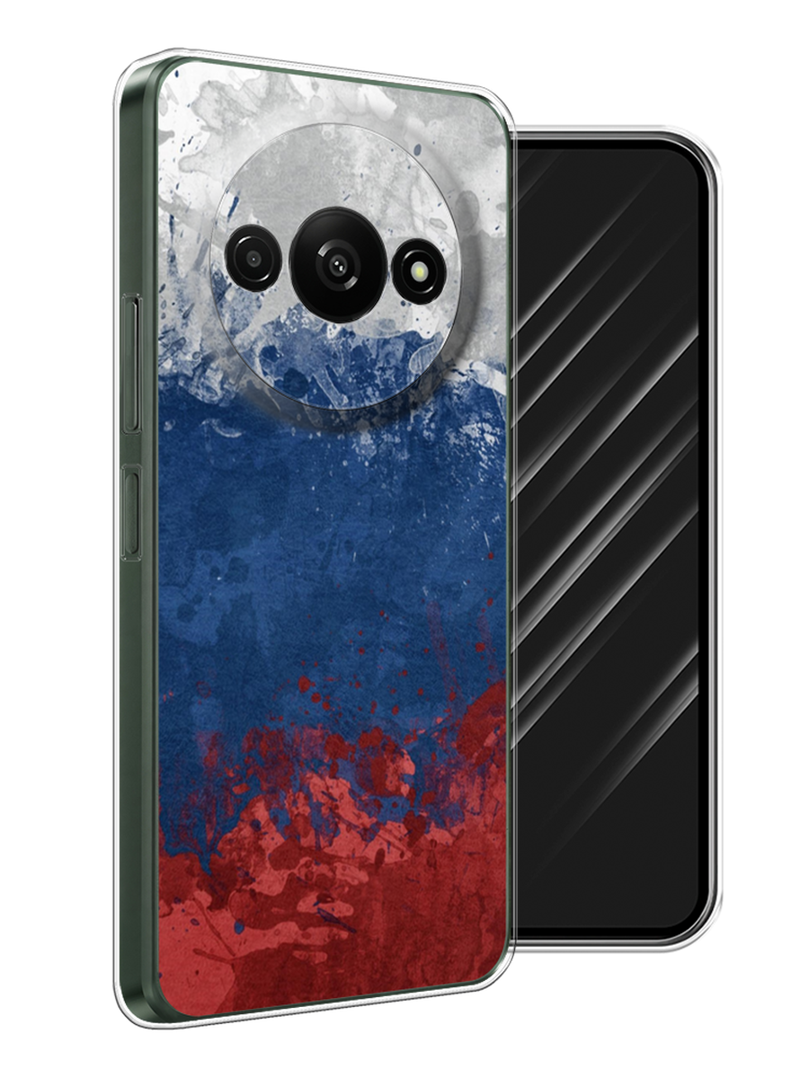 

Чехол Awog на Redmi A3 "Флаг России неровный", Белый;синий;красный, 321250-1