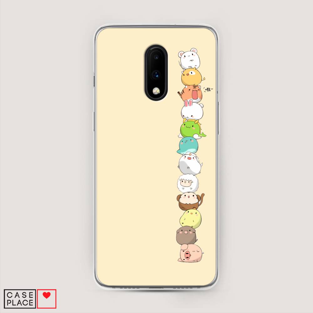 

Чехол Awog на OnePlus 7 / ВанПлас 7 "Питомцы Чиби", Желтый, 150750-2