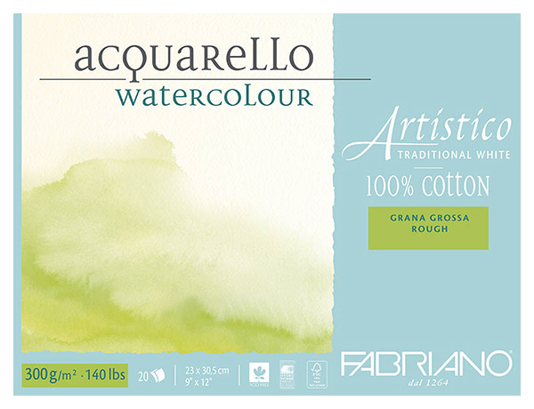 

Альбом-склейка Fabriano Artistico Торшон для акварели 23x30,5 см 20 л 300 г 100% хлопок