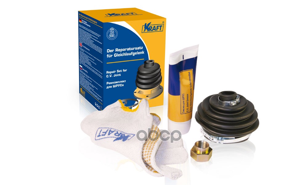 

Ремкомплект Шарнира 2108 Наружный (Смазка+Хомуты+С Kraft Kt053801 Kraft арт. KT053801