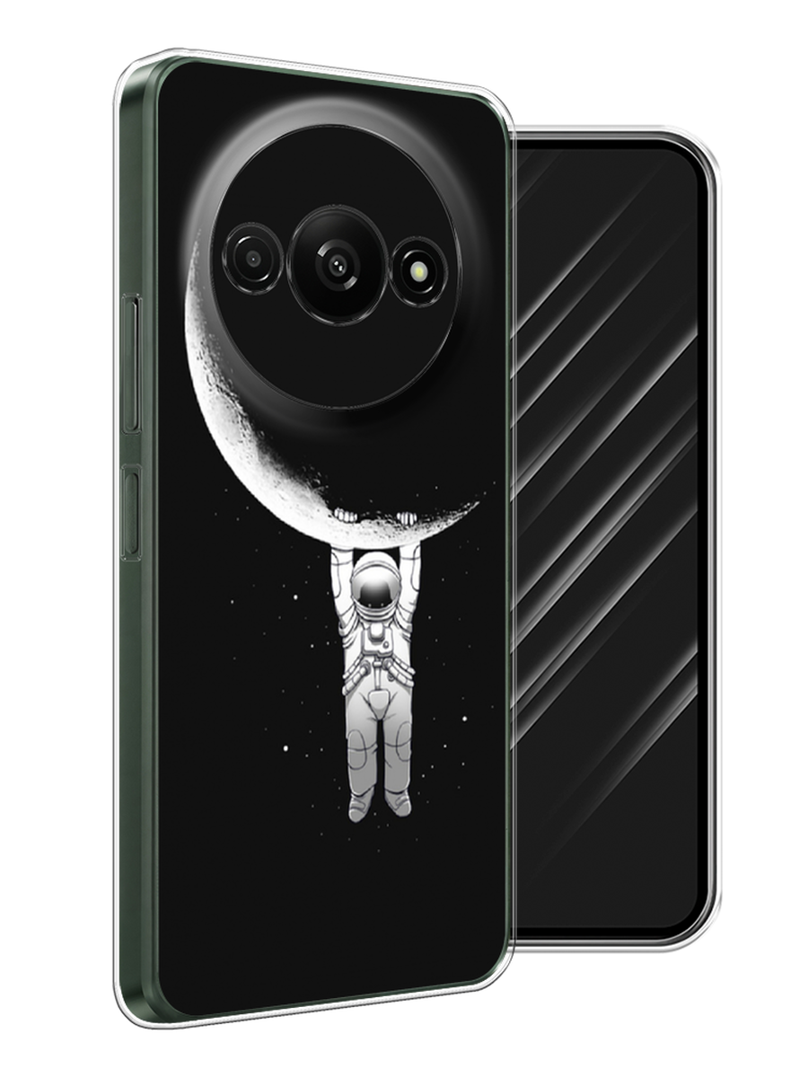 

Чехол Awog на Redmi A3 "Космонавт", Белый;черный, 321250-1