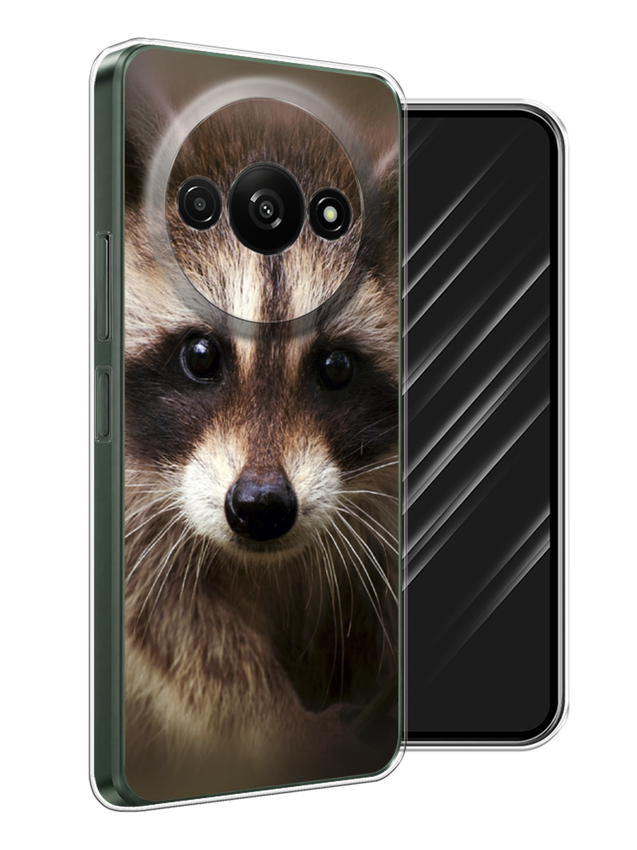 

Чехол Awog на Redmi A3 "Енот", Коричневый, 321250-1