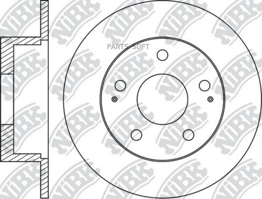 

Тормозной диск NiBK комплект 1 шт. RN1889