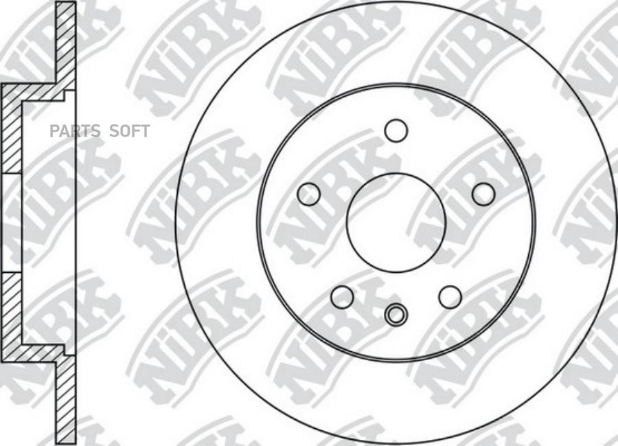 

Тормозной диск NiBK комплект 1 шт. RN34002