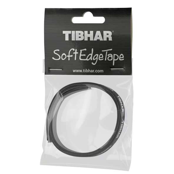 фото Торцевая лента для настольного тенниса tibhar 0.44m/10mm soft edge tape x1, black