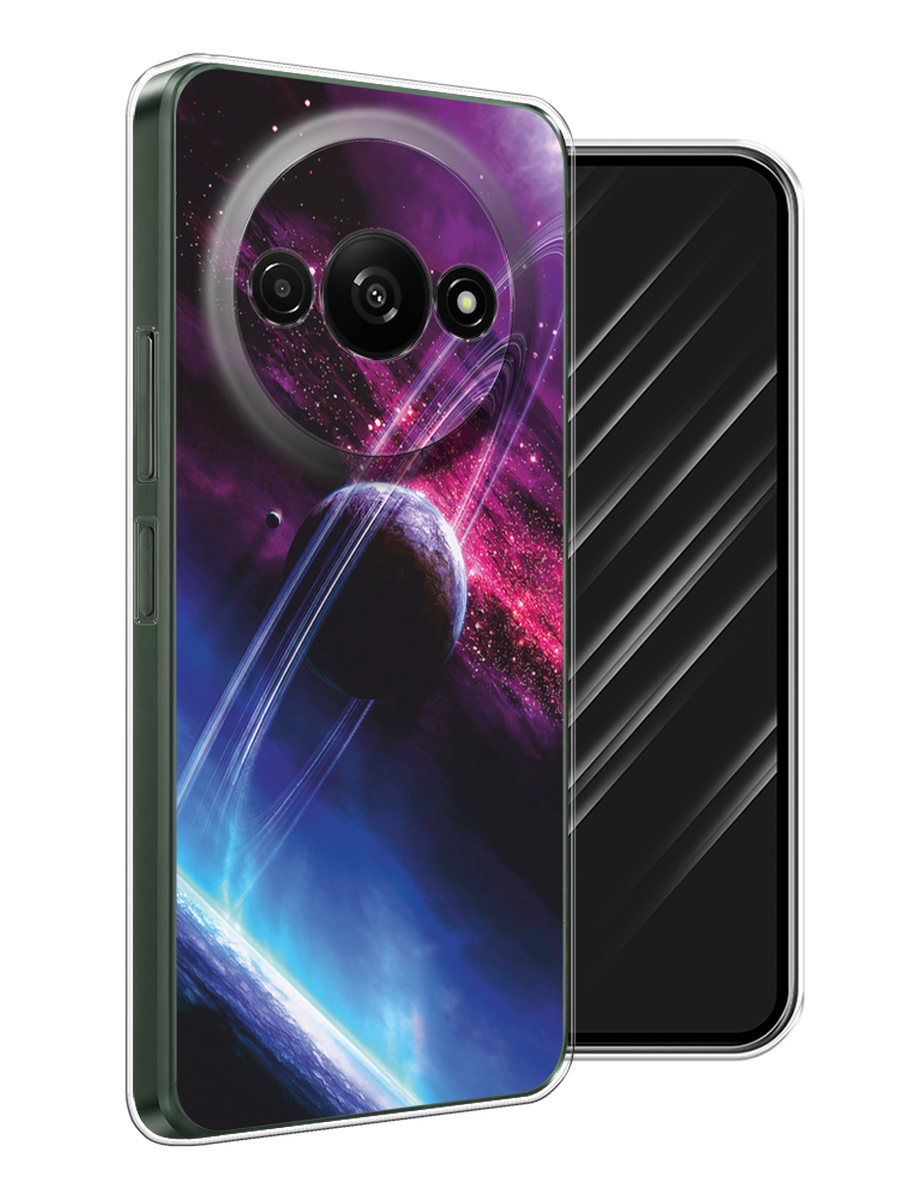 

Чехол Awog на Redmi A3 "Космос 17", Черный;фиолетовый, 321250-1
