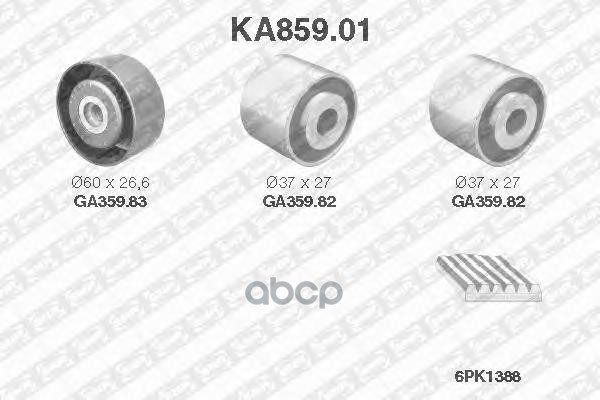 Ремкомплект Приводного Ремня Snr Ka859.01 NTN-SNR арт. KA859.01