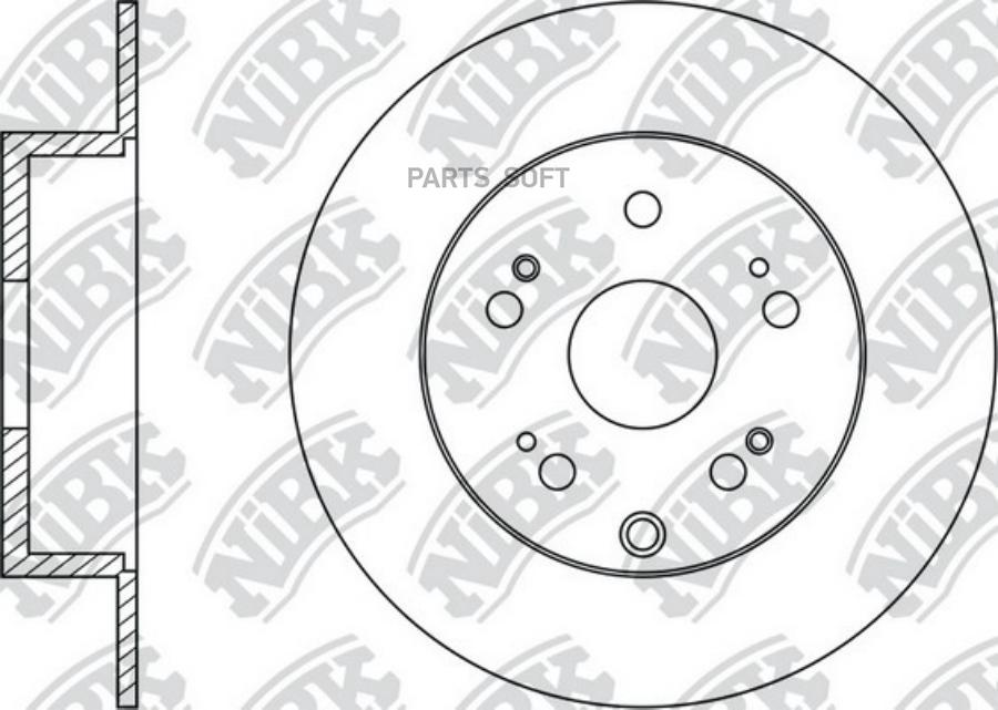 

Тормозной диск NiBK комплект 1 шт. RN1411
