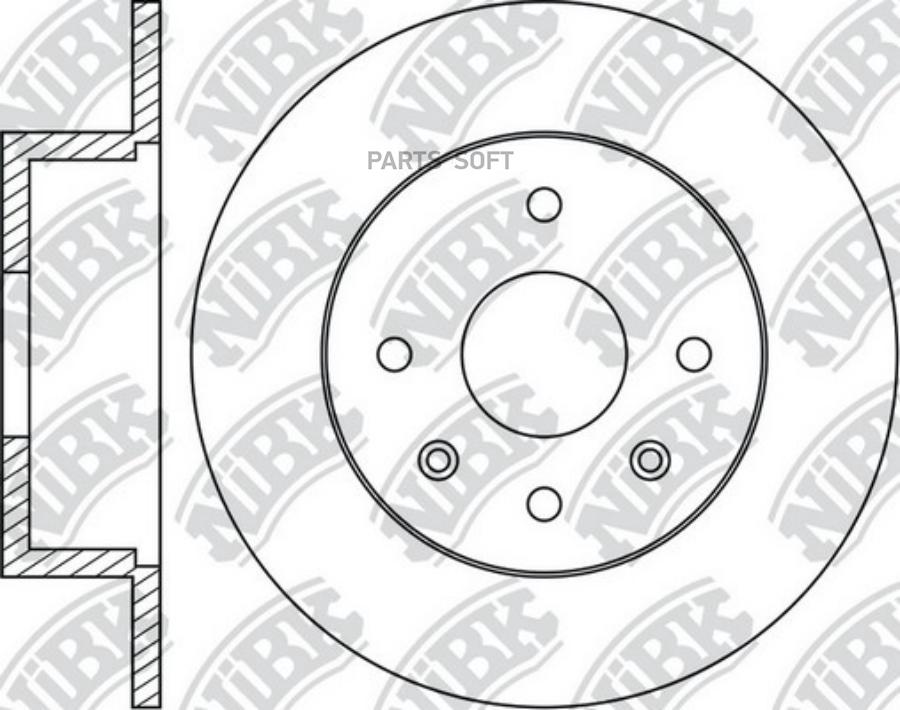 

Тормозной диск NiBK комплект 1 шт. RN1391