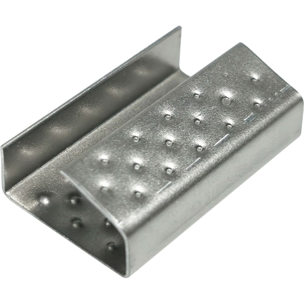 

Скрепа Кордленд оцинкованная, 13x27x0,5 мм, для ПП ленты 12 мм, 1000 шт. PP-13zn KREP-0018