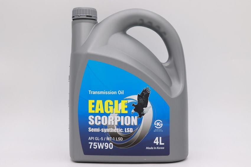 Масло трансмиссионное EAGLE SCORPION Gear Semi-Syn Oil 75W90 API GL-5 LSD 4L