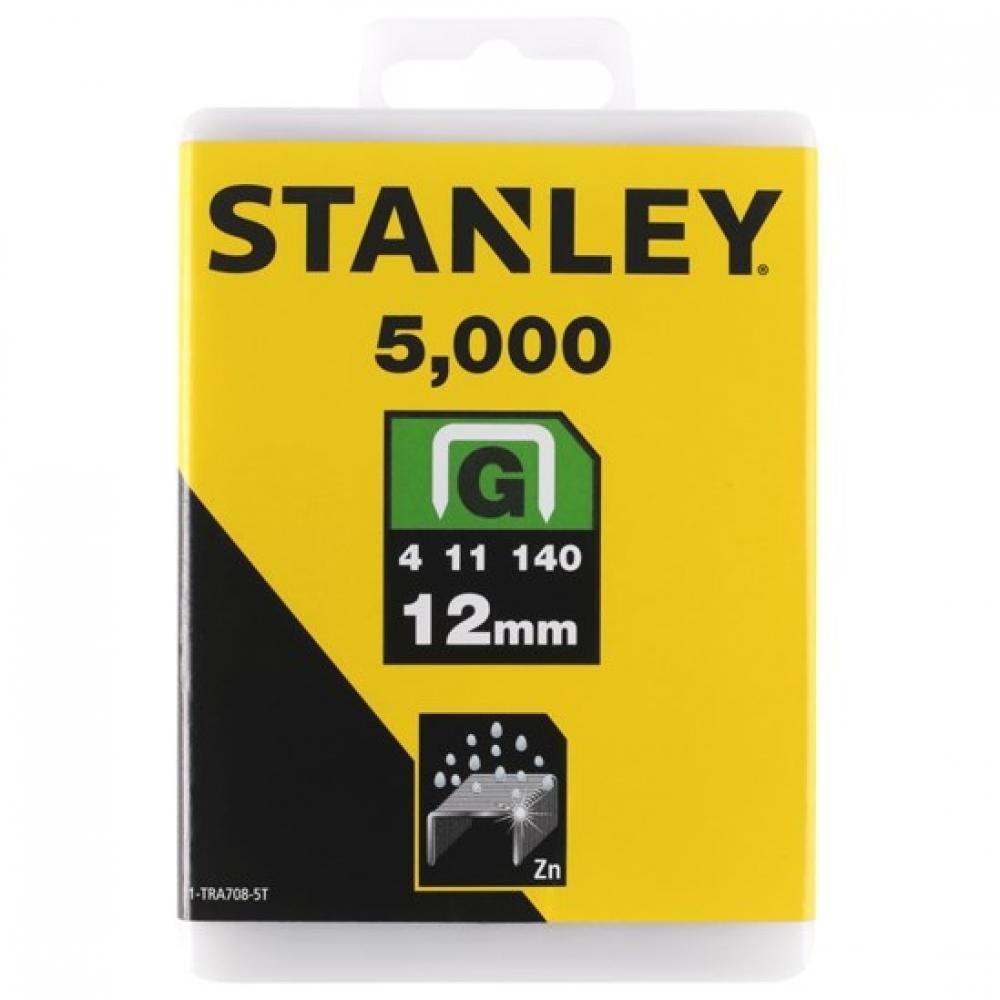 

Скоба для степлера Heavy Duty STANLEY 1-TRA708-5T, тип G (4/11/140) 12 мм/ 1/2x5000 шт.