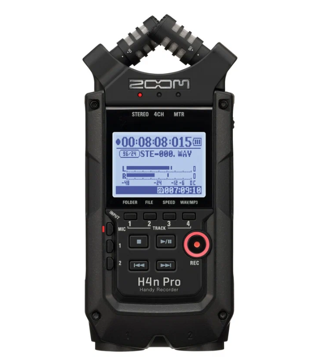

Рекордер ZOOM H4nPro отсутствует черный, H4nPro
