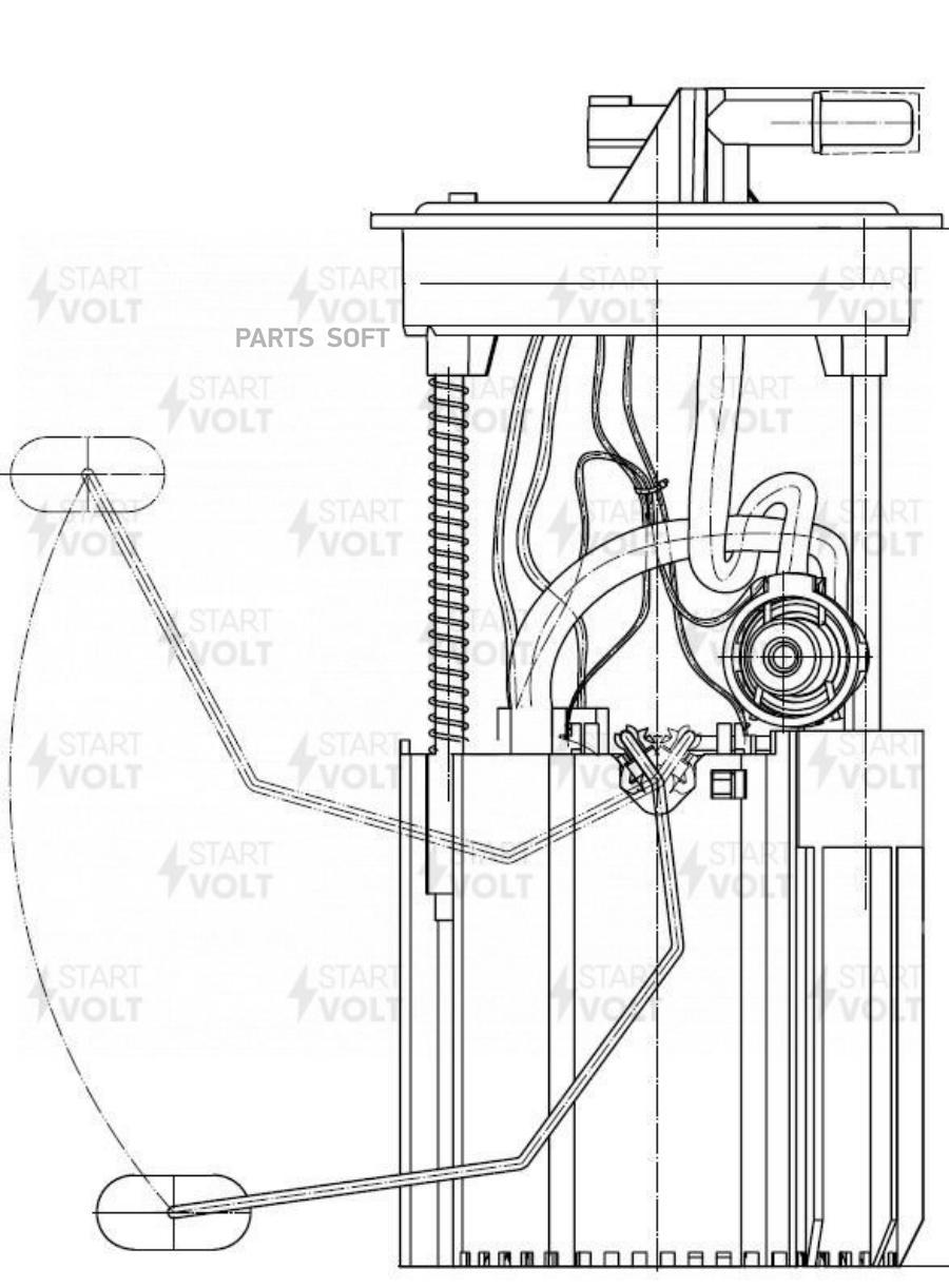 

STARTVOLT Модуль топливного насоса для ам Nissan Almera N16 (02-) 1.5i1.8i (SFM 1401) STAR