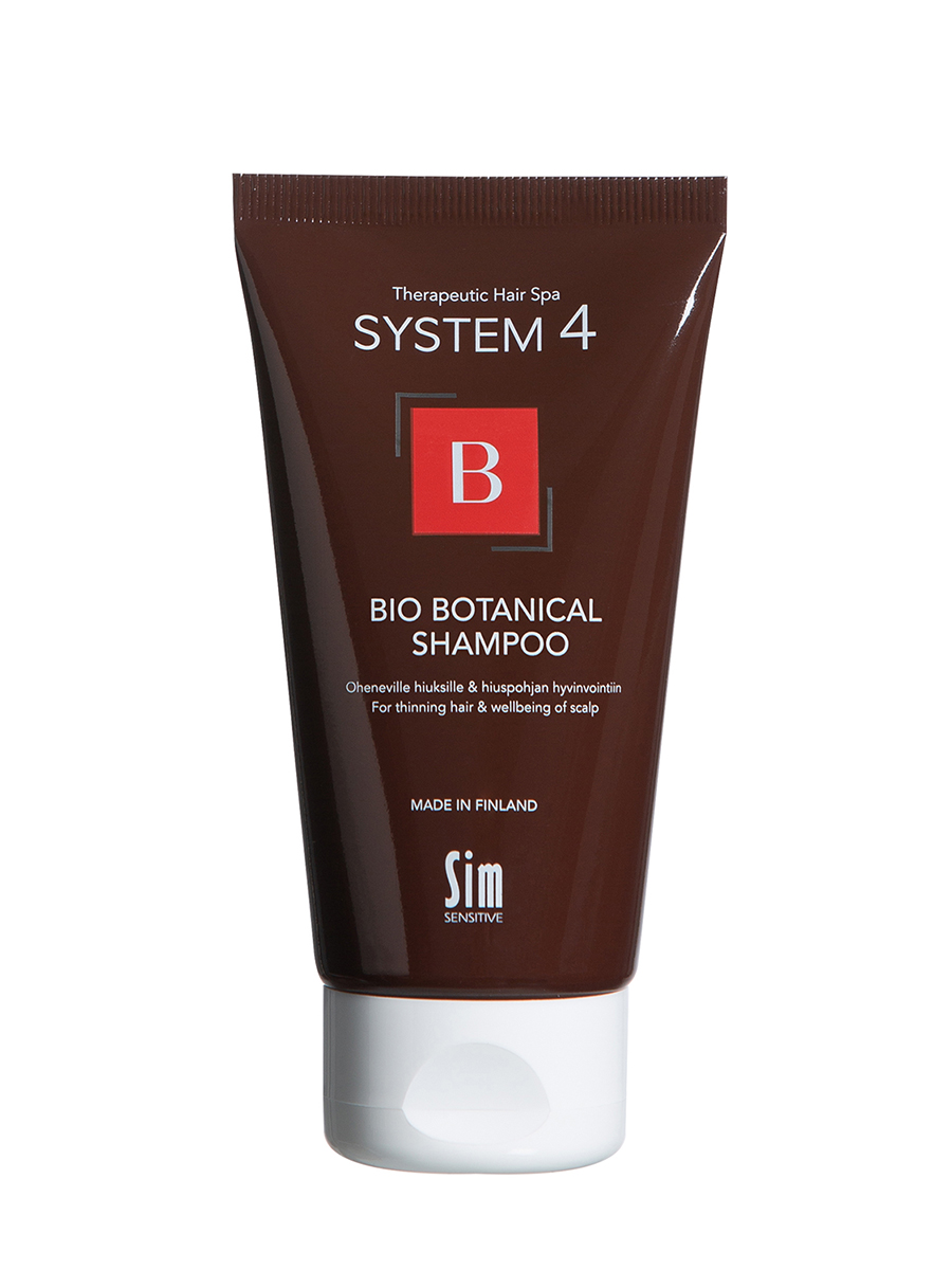 фото Шампунь sim sensitive для роста волос system 4 bio botanical shampoo, 75 мл