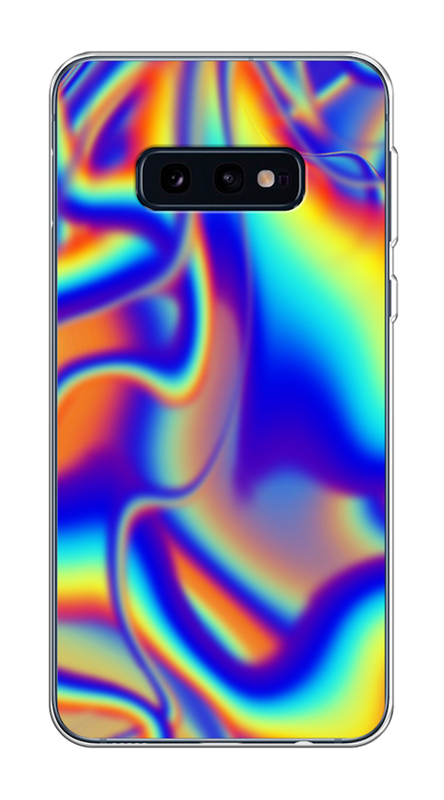 

Чехол на Samsung Galaxy S10E "Яркая голограмма", Разноцветный, 27250-3