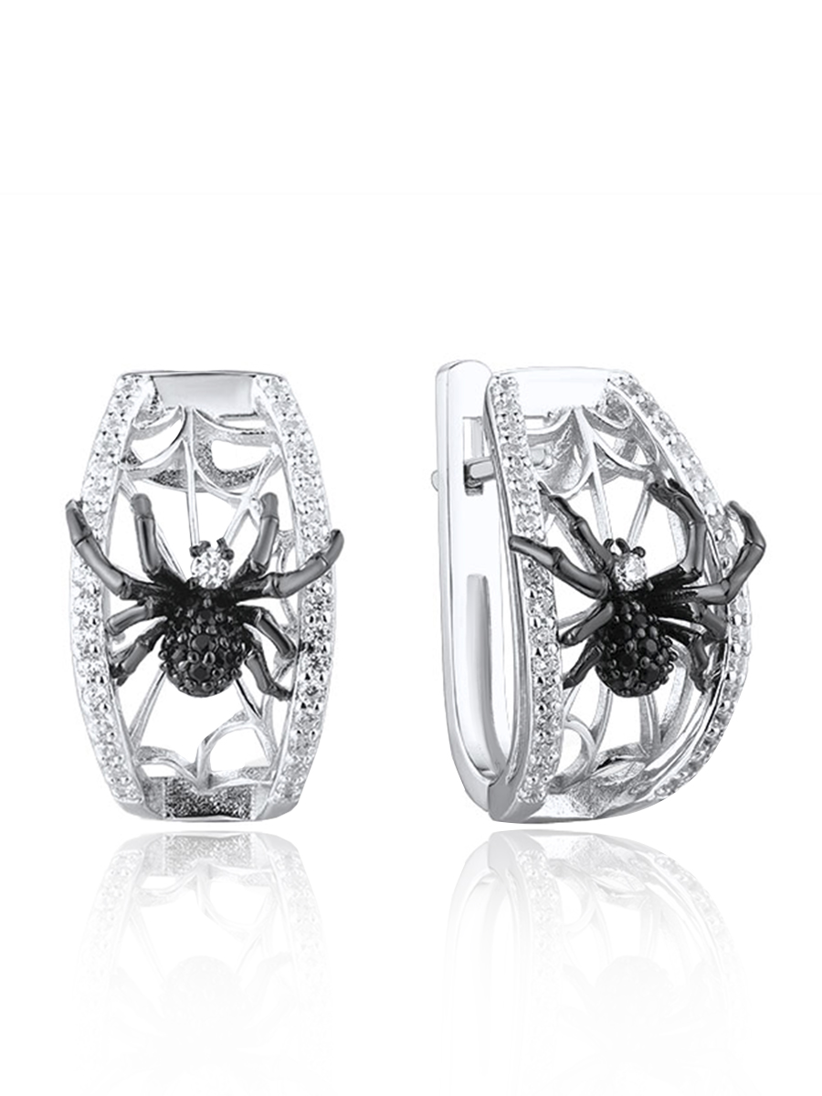 

Серьги из серебра VALTERA 117672, шпинель нано/циркон, 117672