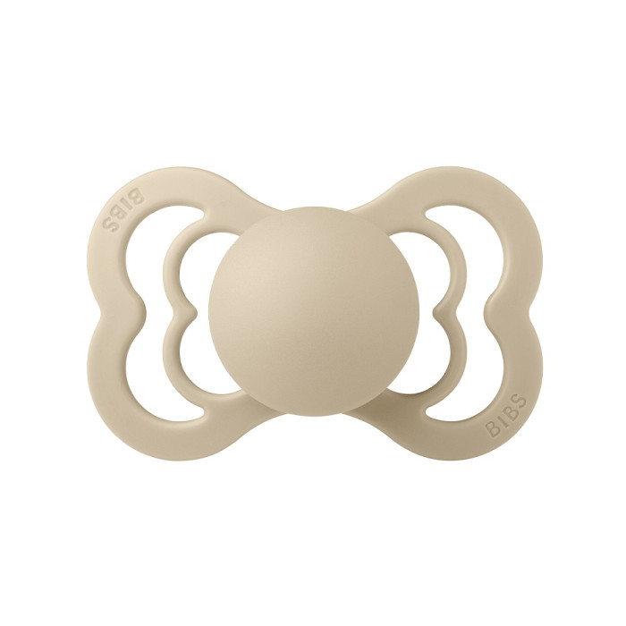

Пустышка BIBS Supreme Silicone 6-36 мес. Vanilla, Бежевый, 610245