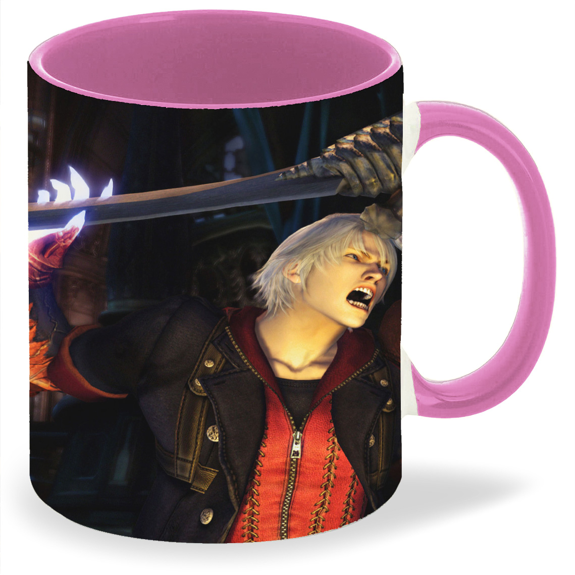 

Кружка CoolPodarok devil may cry 4 Оскал Улыбка, devil may cry 4 Оскал Улыбка