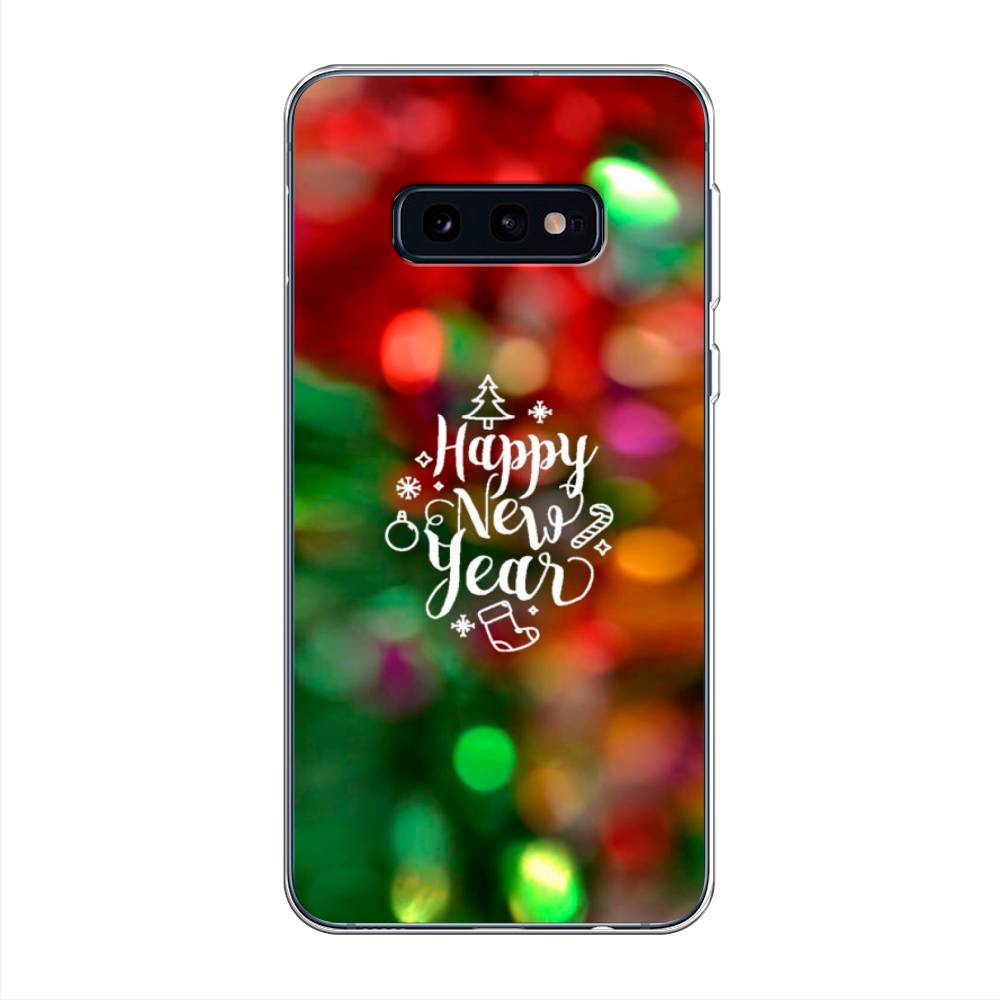 

Чехол на Samsung Galaxy S10E "Новый Год на елке", Зеленый;красный;желтый, 27250-5