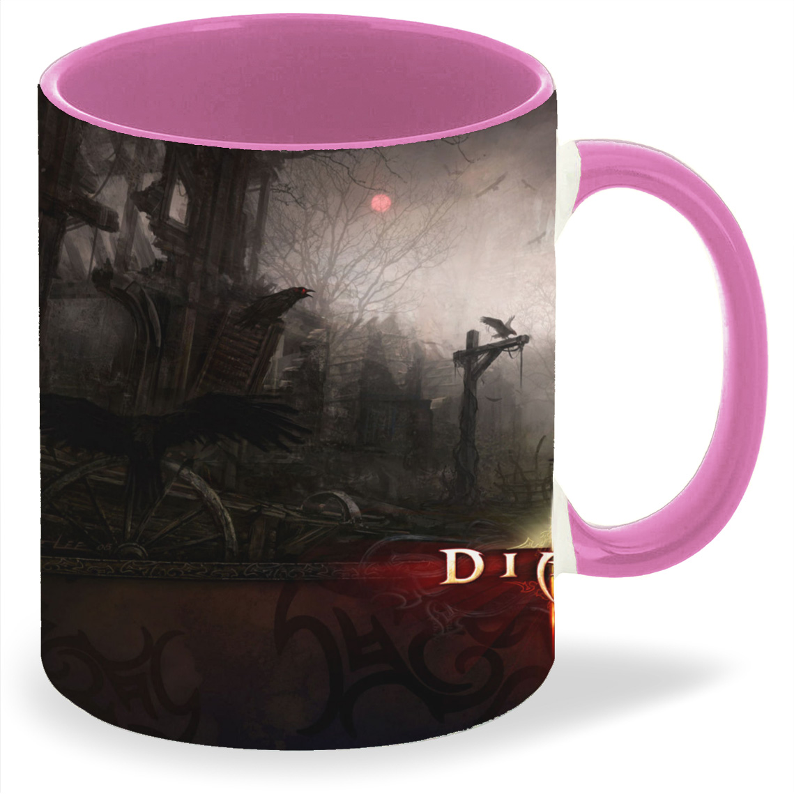 

Кружка CoolPodarok Diablo 3 Вороны Виселица, Diablo 3 Вороны Виселица