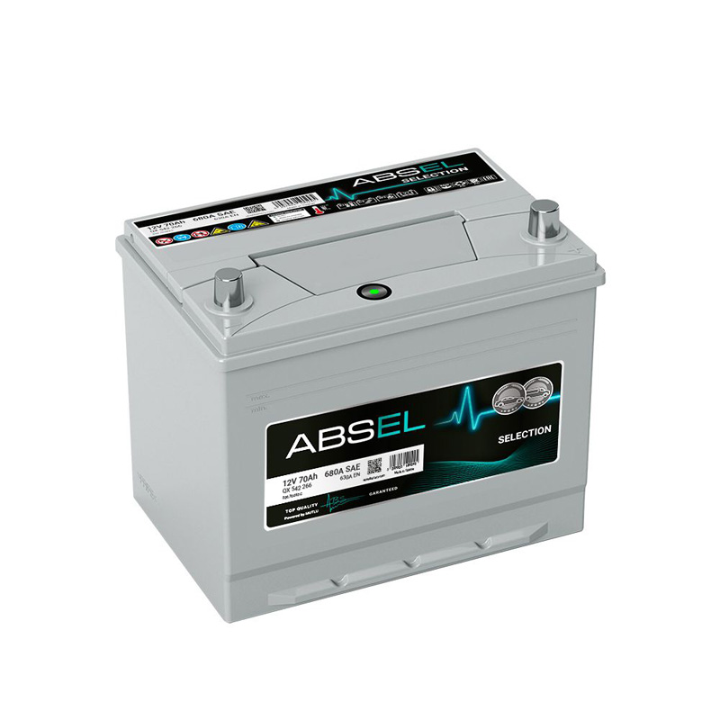 Аккумулятор Absel Selection 12V 70Ah 630A (260X173x204) Оп ABSEL арт. QX542266