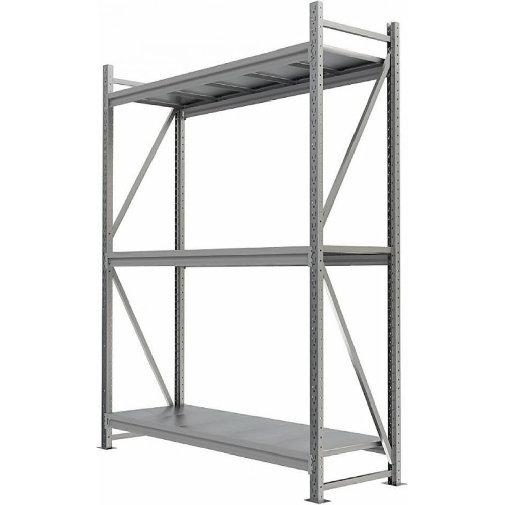 фото Металлический стеллаж ironmebel optimus pro h-2000 zn, 3 яруса 1500х800 m-сгр20001500800оц