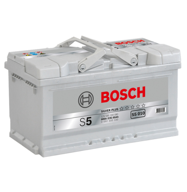 фото Аккумулятор легковой "bosch" s50 100 s5 (85ач о/п) 585 200 080