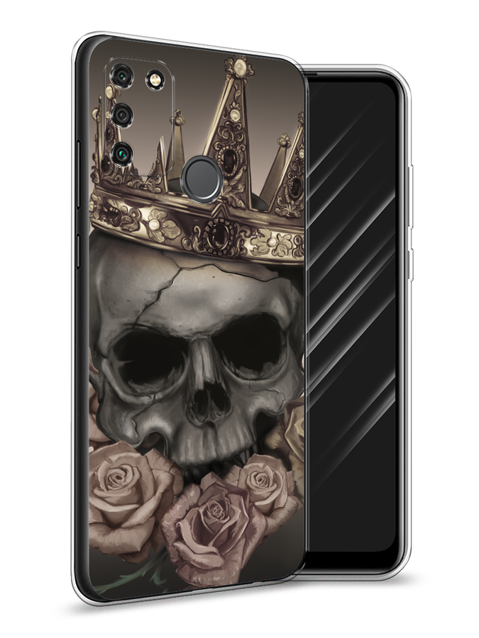 

Чехол Awog на Honor 9A "Череп 22", Серый;черный;бежевый, 612350-9
