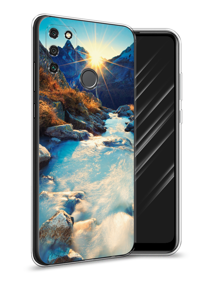 

Чехол Awog на Honor 9A "Восход 7", Коричневый;белый;голубой, 612350-4
