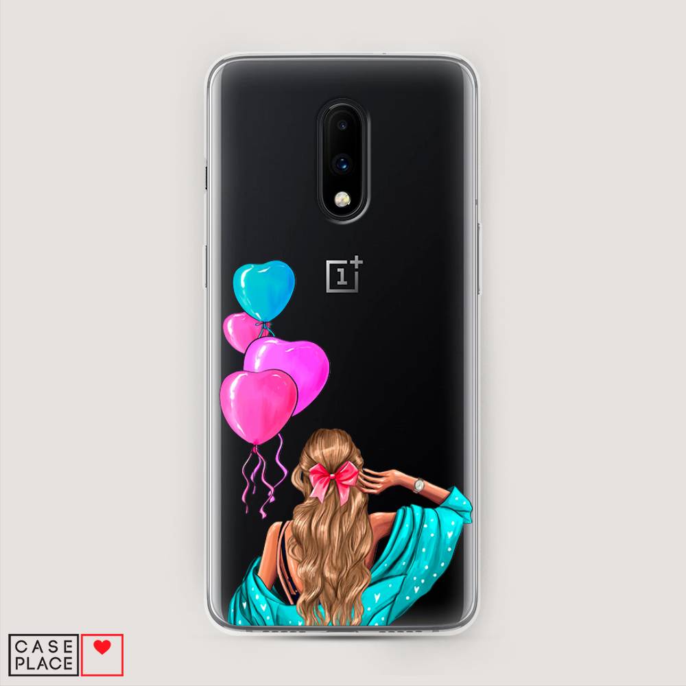 

Чехол Awog на OnePlus 7 / ВанПлас 7 "День Рождения", Голубой;розовый;бежевый, 150750-7