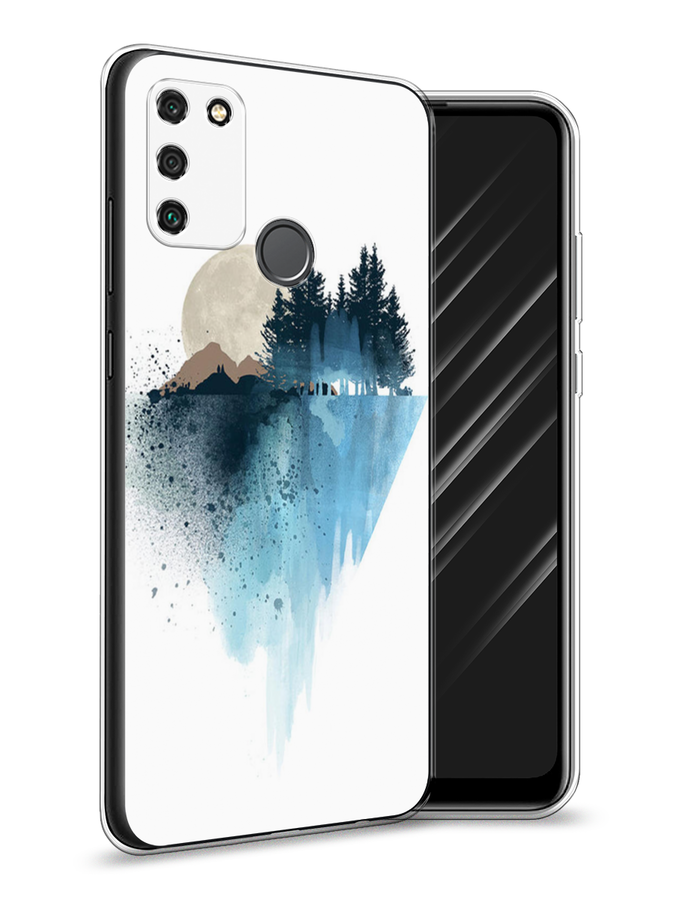 

Чехол Awog на Honor 9A "Горы 5", Голубой, 612350-4