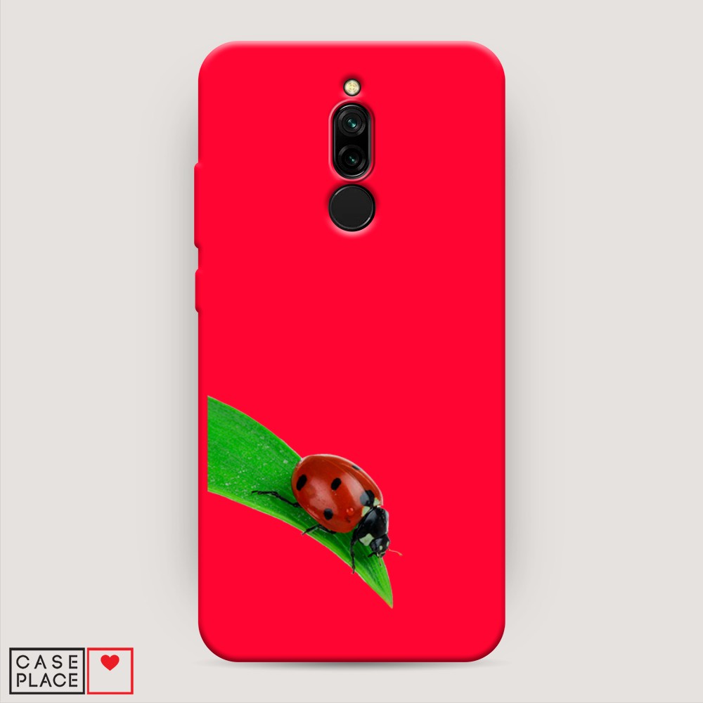 фото Матовый силиконовый чехол "на счастье" на xiaomi redmi 8 awog