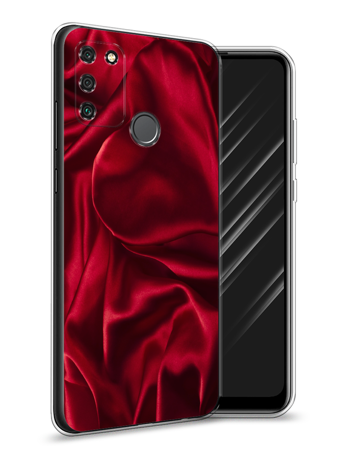 

Чехол Awog на Honor 9A "Текстура красный шелк", 612350-3