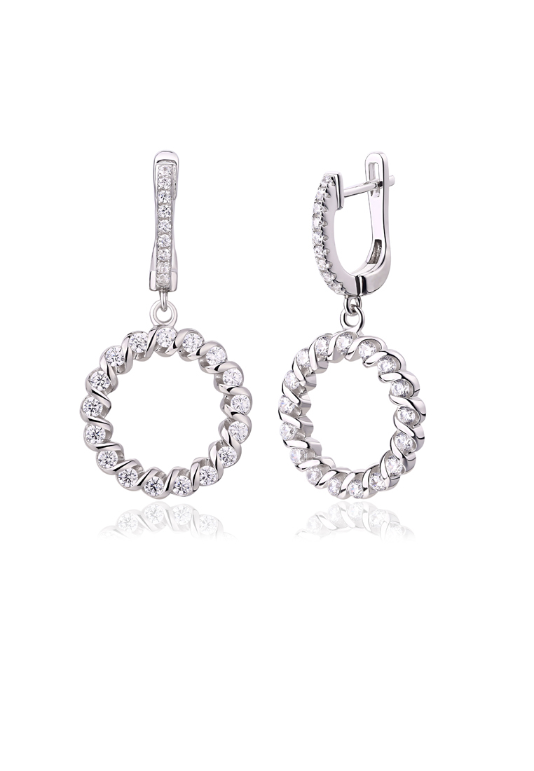 

Серьги подвески из серебра с фианитом Ogisana SE34544A2AR, SE34544A2AR