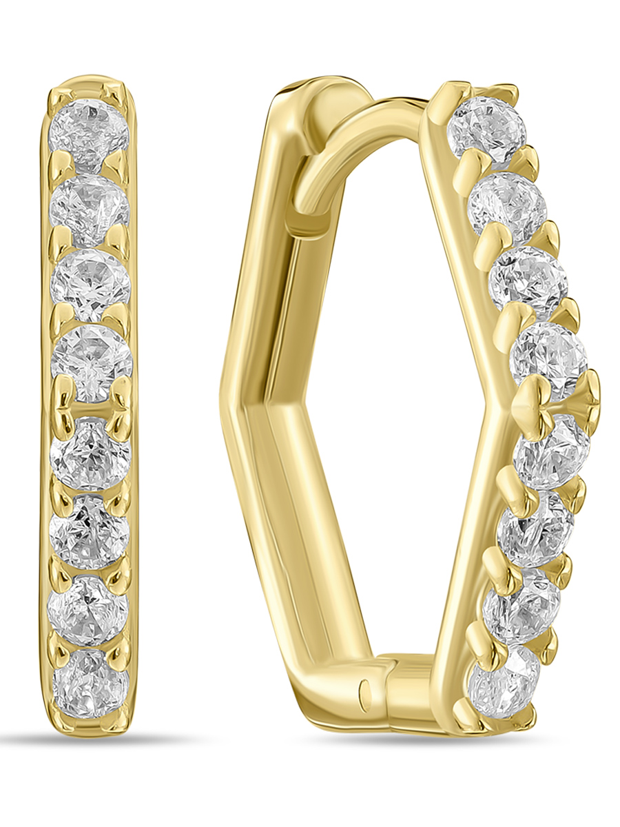 

Серьги из золота MIUZ Diamonds (Московский ювелирный завод) E2040-VHCE6364-Y, фианит, E2040-VHCE6364-Y
