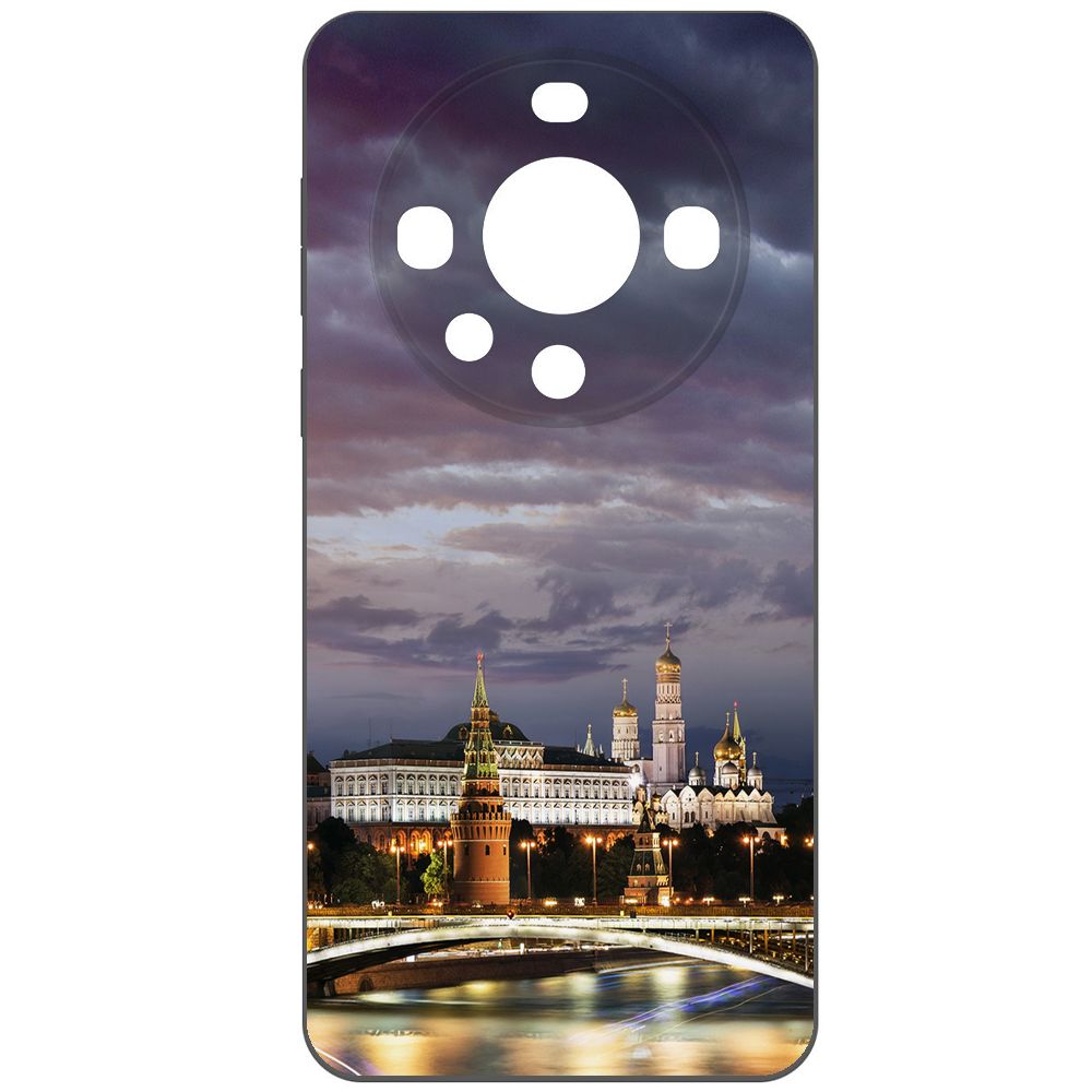 

Чехол-накладка Krutoff Soft Case Россия, Московский Кремль для Huawei Mate 60 Pro черный