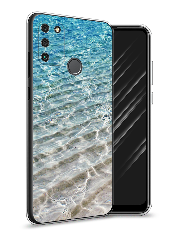 

Чехол Awog на Honor 9A "Волны 10", Голубой, 612350-4