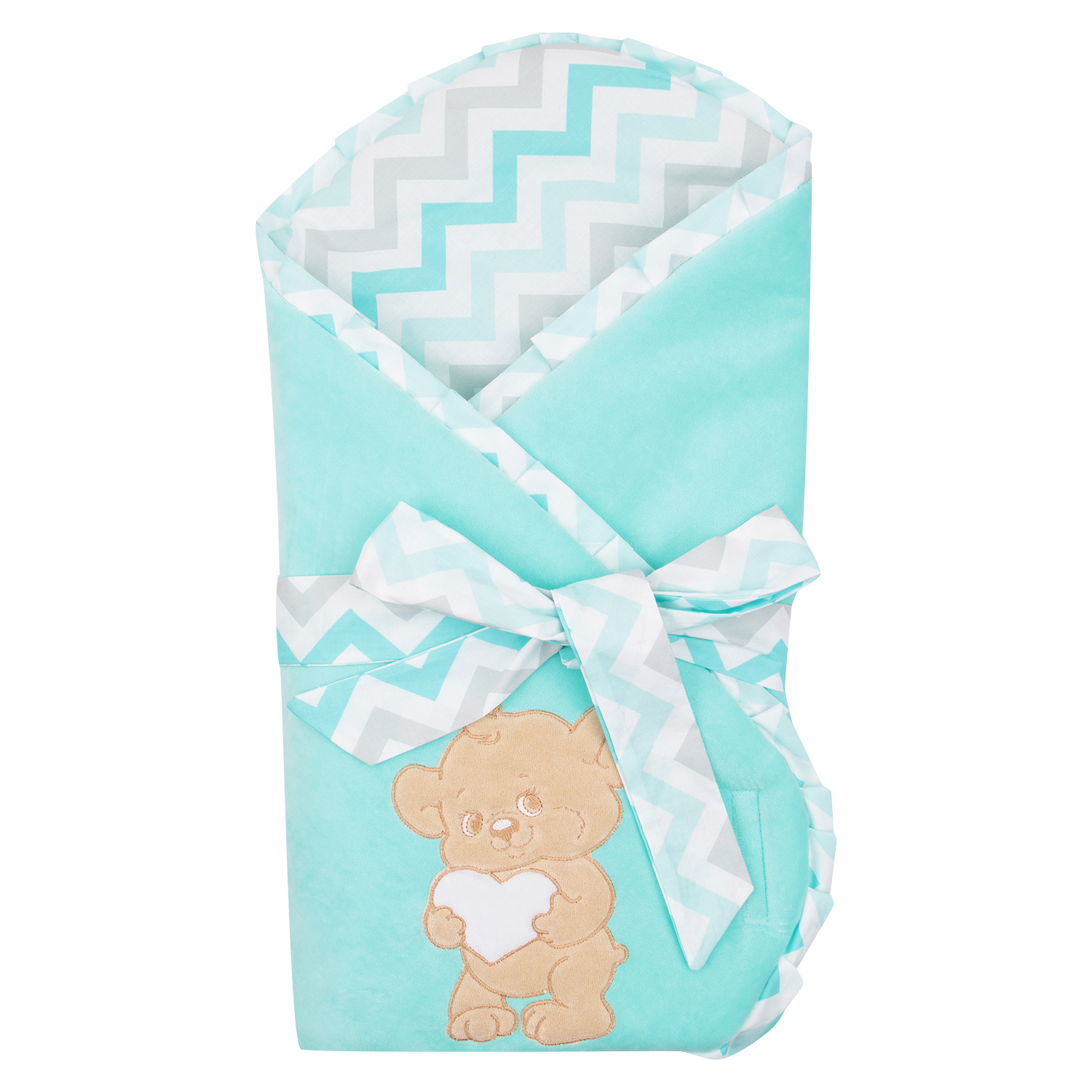 

Конверт-одеяло Leader Kids Мишка с сердцем р., GL001139499